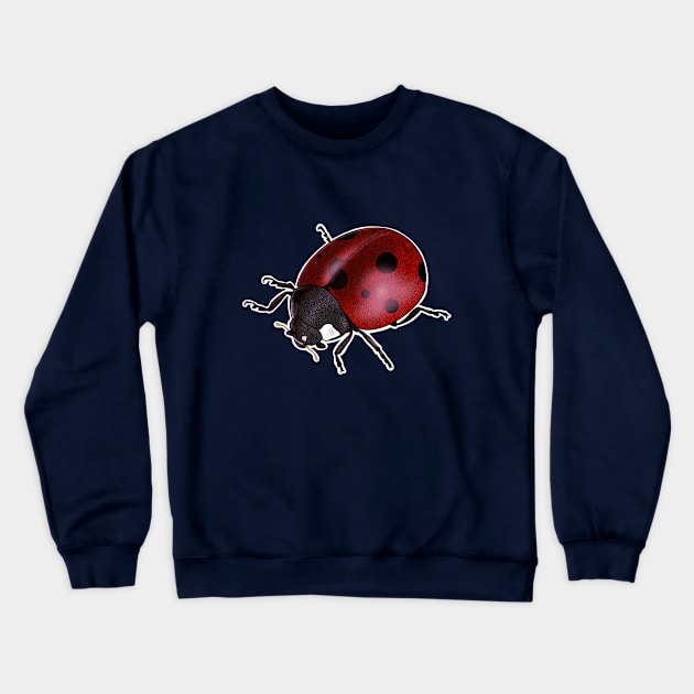 Lady(bug) in Red Crewneck Sweatshirt by WatershipBound